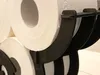 DanDiBo Držák toaletního papíru Sheep Wall Black Wood Držák Náhled obrázku produktu 5
