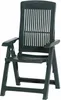 A dark green plastic folding chair. Anteprima dell’immagine prodotto