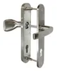Haustür Schutzbeschlag Security 305 Nickelmatt HS-92 mm mit Produktbild-Vorschau 2