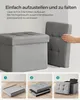 SONGMICS 41 cm Sitzbank mit Stauraum, klappbare Sitztruhe, Produktbild-Vorschau 6