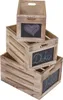 sada 3 dřevěných boxů HWC-E11, úložný box s deskou, Náhled obrázku produktu 2