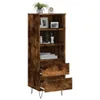 vidaXL Highboard Räuchereiche 40x36x110 cm Holzwerkstoff Produktbild-Vorschau 4