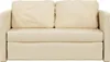 vidaXL Bodensofa mit Schlaffunktion Creme 112x174x55 cm Produktbild-Vorschau 5