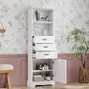 Merax Badezimmerschrank, Buffetschrank mit 3 Schubladen, Produktbild-Vorschau 2