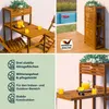CASARIA® Balkonmöbel Set 2 Personen Wetterfest Klappbar Produktbild-Vorschau 4