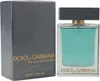 Dolce & Gabbana The One Gentleman Eau de Toilette, türkisfarbener Flakon mit schwarzem Deckel, daneben dunkelgraue Verpackung, 100 ml. Produktbild-Vorschau