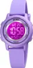 Alienwork Seven-color LED Digital Kinderuhr Jungen Mädchen Produktbild-Vorschau 1
