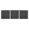 Garten-Hochbeet 300x100x91 cm WPC Grau Produktbild-Vorschau 3