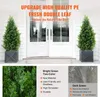 SucceBuy 91,4 cm sztuczne drzewo cedrowe Topiary 2 sztuki Podgląd zdjęcia produktu 2