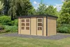 Karibu Gartenhaus Hybridhaus Metall Merkur naturbelassen Produktbild-Vorschau 2