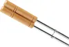 A close-up shot of the handles and metal rods of two BBQ skewers. Produktbild-Vorschau