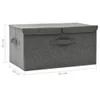 vidaXL Úložný box látkový 50x30x25 cm antracitový Náhled obrázku produktu 8
