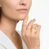 Thomas Sabo TR2394-414-14 Damenring V-Form mit Weißen Produktbild-Vorschau 3