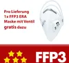 20x FFP3 mit Ventil 3M 8835 Maske mit CE - Atemschutzmaske Produktbild-Vorschau 2