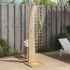 vidaXL Prysznic ogrodowy beżowy 55x60x224 cm Polirattan i Podgląd zdjęcia produktu 2