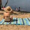 Strandpicknickdecke 195x200 cm | Rot kariert Produktbild-Vorschau 13