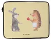 Mr. & Mrs. Panda Laptop Tasche Hase Igel 27 x 36 cm - Gelb Produktbild-Vorschau 4