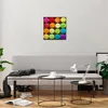 Bilder auf glas - Bunt kekse dekoration nachtisch - 40x40cm Produktbild-Vorschau 6