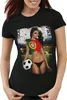 style3 EM 2021 2022 Soccer Girl Deutschland Damen T-Shirt Produktbild-Vorschau 1