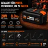 Batterie 20 V 8,0 Ah compatible avec le Worx PowerShare Voir les images du produit 2