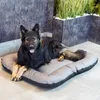 4L Textil ELLA Hundebett Leder Optik Hundekissen Kunstleder Produktbild-Vorschau 3