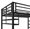 Kinderhoogbed 140x200 cm , Met opbergladder en legplanken , Productafbeelding-voorbeeld 14