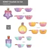 3er Set Eisschalen Komet 150ml Stern Orange Stieleis mit Produktbild-Vorschau 4