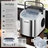 Product information collage with an ice maker and accessories. Náhled obrázku produktu