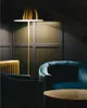 Klebefolie Möbel 45x25 cm - Goldene Quadrate - Möbelfolie Produktbild-Vorschau 3