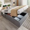 okwish Polsterbett Einzelbett 90×200 cm mit USB- C und Produktbild-Vorschau 1
