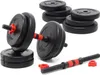 LUXTRI Kurzhantel Set 20 kg mit 12 Zement Hantelscheiben, 2 Produktbild-Vorschau 1