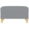 vidaXL Podnožka na nohy Light Grey 70x55x41 cm Látka Náhľad obrázku produktu 3