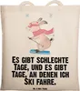 Mr. & Mrs. Panda Tote Bag Hase Skifahren - Transparent - Produktbild-Vorschau 1