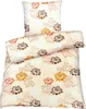 A bedding set with a floral pattern. Produktbild-Vorschau