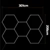 LED stropní svítidlo MasterLED Hexagon, 5 lumenů, 240 W, Náhled obrázku produktu 2