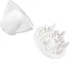Two white hair dryer attachments, a concentrator nozzle and a diffuser, are shown against a white background. Náhľad obrázku produktu