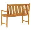 vidaXL Banc de jardin 110 cm bois massif acacia - Bancs de Voir les images du produit 6