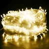 A coiled string of white LED lights against a black background. Náhled obrázku produktu