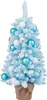 A small, decorated artificial Christmas tree. Podgląd zdjęcia produktu