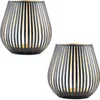 2er Set Windlicht Amunda Skandinavisches Design | Produktbild-Vorschau 1