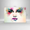 Bilder auf glas - Frau Gesicht Kosmetik - 100x70cm - Produktbild-Vorschau 3