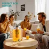 Navaris Getränkespender 8 Liter aus Glas - mit Zapfhahn und Produktbild-Vorschau 5