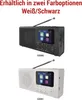Tragbares Radio mit Bluetooth, DAB / DAB+ / FM, weiß Produktbild-Vorschau