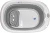 Puck Faltbare Badewanne II - Weiß/ Grau Produktbild-Vorschau 3