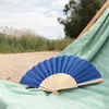 Fächer - Wedel - faltbarer Fächer - Handfächer - blau Produktbild-Vorschau 7