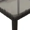 Möbel 5-tlg. Garten-Essgruppe mit Kissen Schwarz Poly Produktbild-Vorschau 6