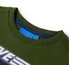 vidaXL Camicia a maniche lunghe per bambini kaki scuro 128 Anteprima dell’immagine prodotto 2