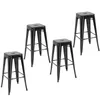 HOMCOM Lot de 4 tabourets de Bar Empilable Chaise de Bar Voir les images du produit 1
