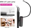 Lehké LED lepidlo pro prodloužení řas s pinzetou pro Náhled obrázku produktu 6