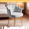 Loungesessel Sessel Weicher Samt Armlehnstuhl Relaxsessel Produktbild-Vorschau 5